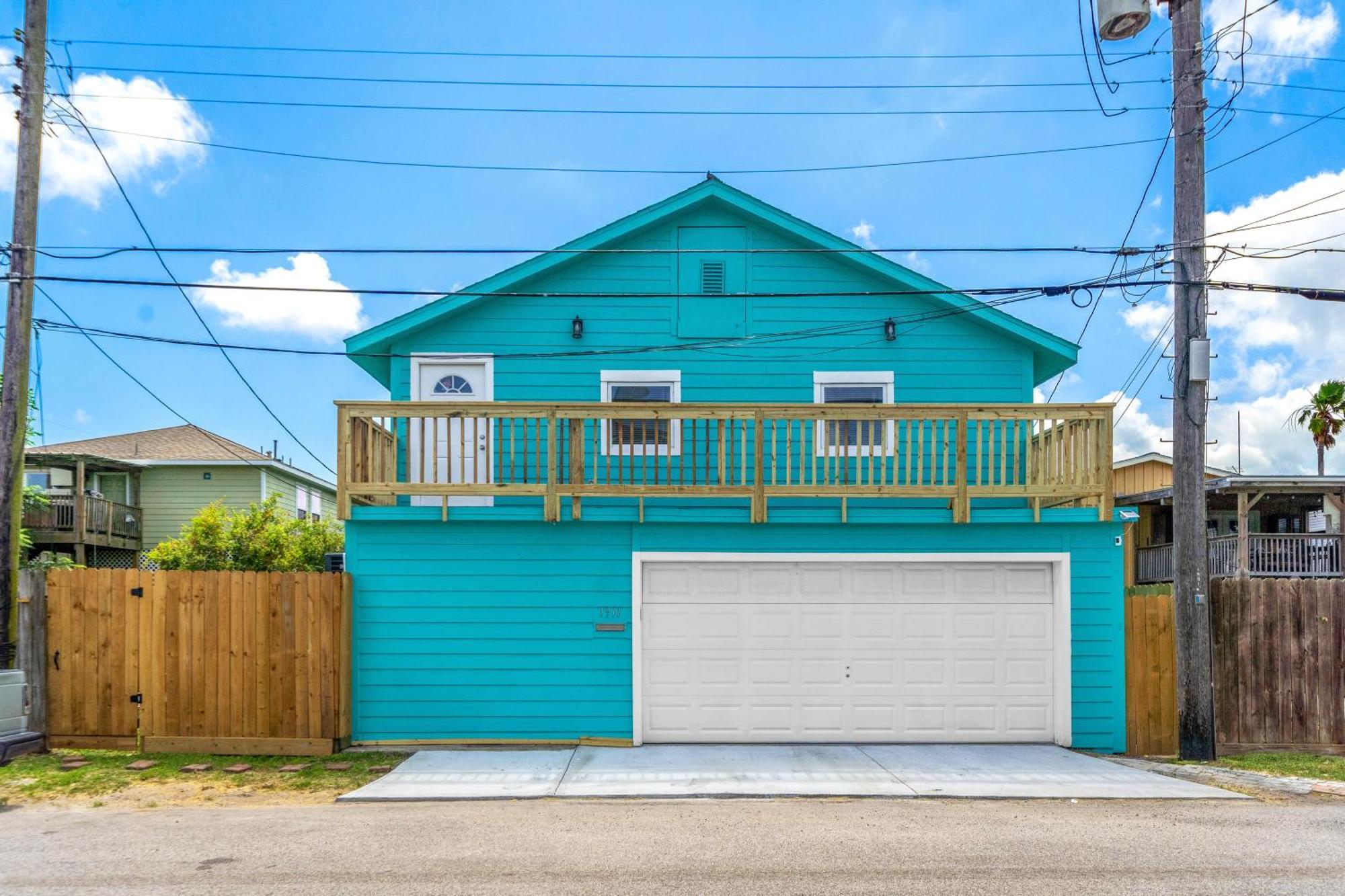 Nr Beach Pier Oasis Game Tables Yard Bbq Galveston Eksteriør bilde