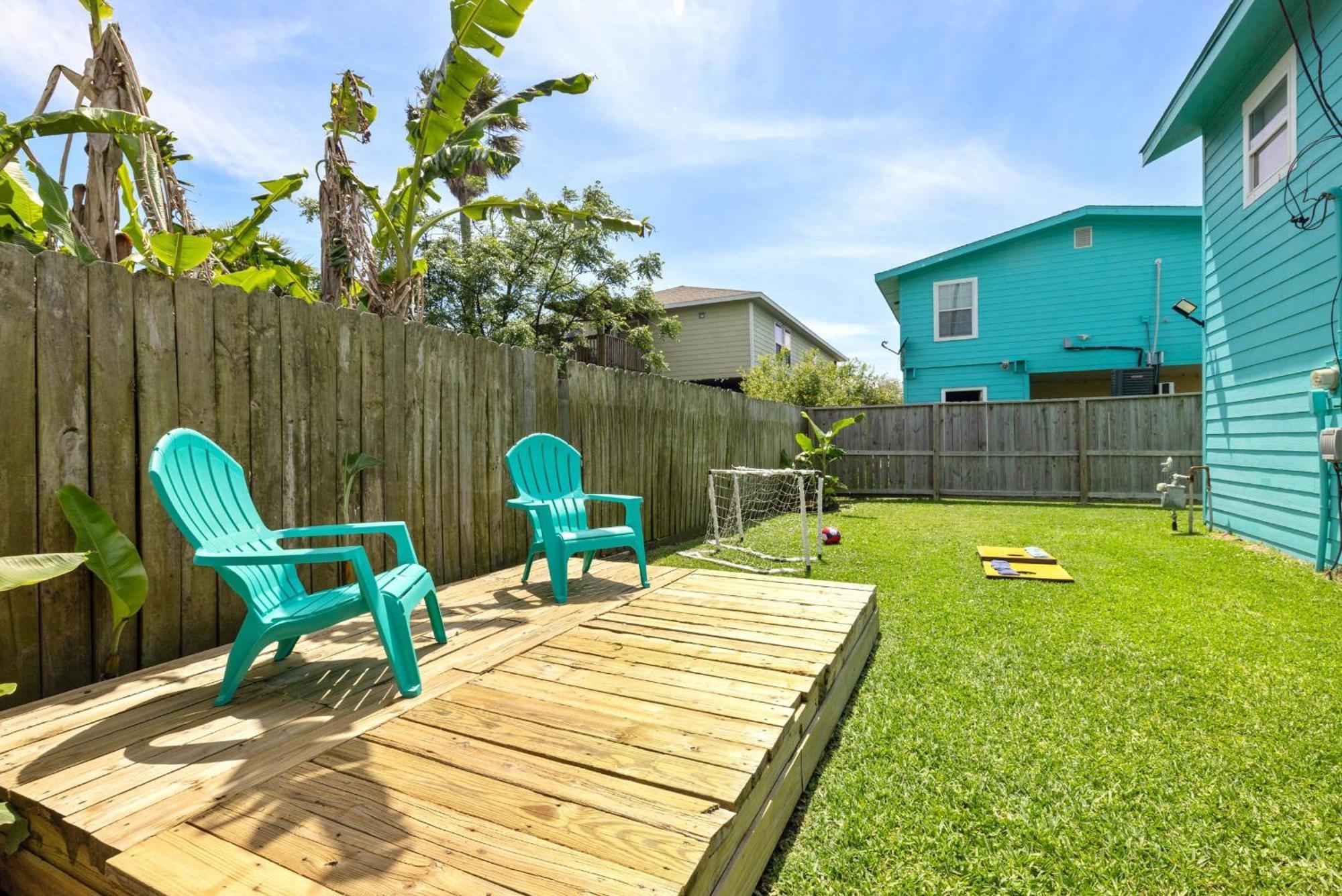 Nr Beach Pier Oasis Game Tables Yard Bbq Galveston Eksteriør bilde