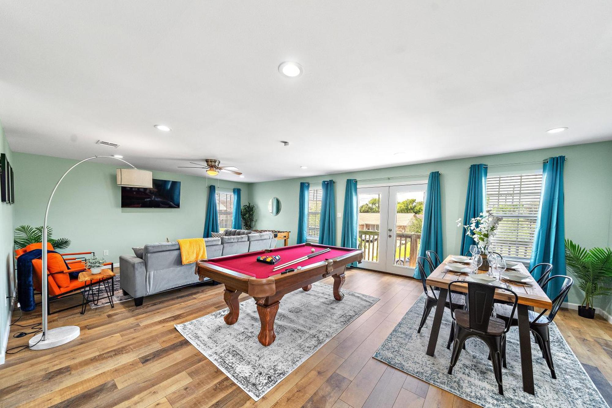 Nr Beach Pier Oasis Game Tables Yard Bbq Galveston Eksteriør bilde